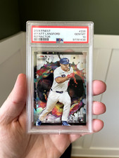 Wyatt Langford Rookie Rare Refractor - 2024 Topps Finest #226 Rangers - PSA 10