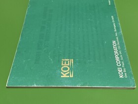 Bandit Kings of Ancient China Nintendo NES Manual Instruction Booklet