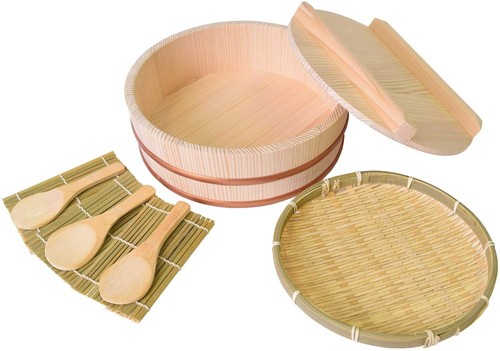 Made In Japan Temakizushi Making Kit Ohitsu W Lid Bamboo Rice Scoop Sushi Party Ebay Made In Japan Temakizushi Making Kit Ohitsu W Lid Bamboo Rice Scoop Sushi Party Ebay