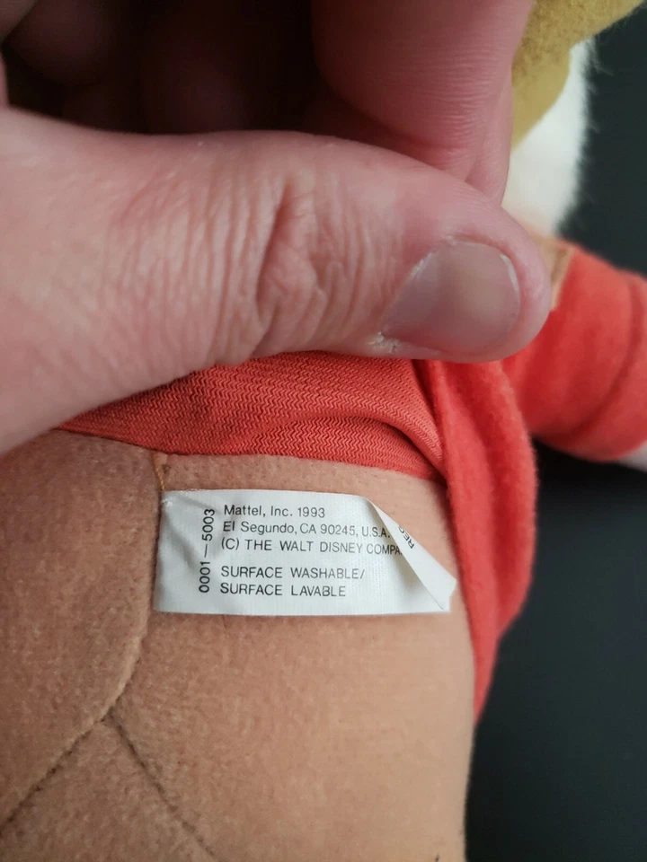 Blancanieves y siete enanitos Doc 1993 Disney peluche 11" muñeca de colección Mattel Foto 3 de 3