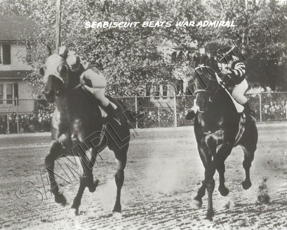 1938 PIMLICO SPECIAL SEABISCUIT BEATS WAR ADMIRAL 8x10 PHOTO | eBay