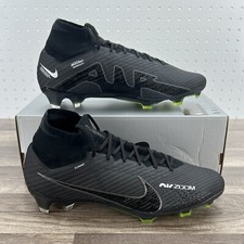 Nike Zoom Superfly 9 Elite FG Black Volt Soccer Cleats Men's 7 / Womens 8.5