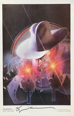 【Shadow of Light：Bill Brandt】＊ 値下げしました BILL SIENKIEWICZ rare SHADOW lithograph print SIGNED 1987