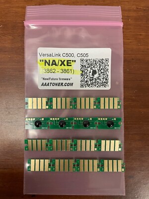 16 Toner Chip (3862 - 3861) Refill for Xerox VersaLink C500, C505 Printer 