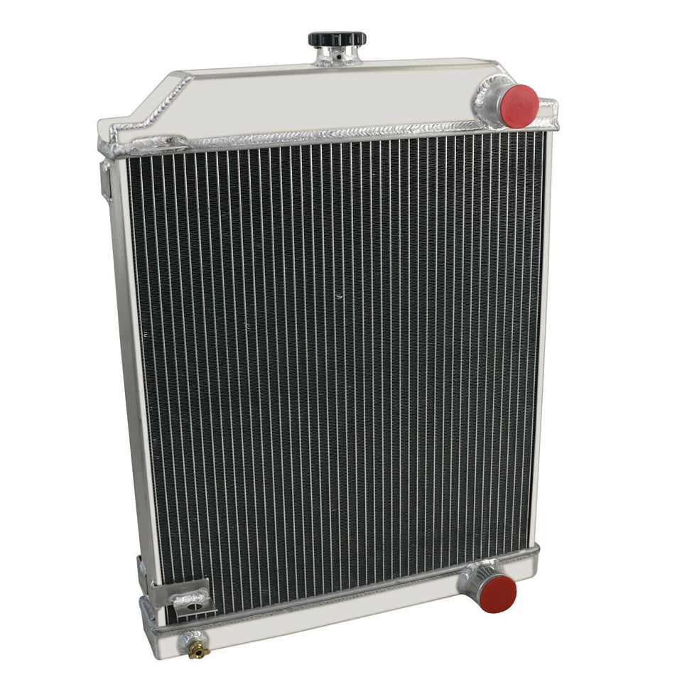 Radiador de alumínio 4 fileiras para 1950-1961 1953 Jaguar MK 7 8 9 Mark VII VIII IX MT - Imagem 3 de 4