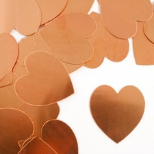 ImpressArt Heart, 1 1/2", Copper, Premium Metal Stamping Discs, 24 pc