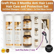Greft Plus 3 Months Anti Hair Loss, After Hair Transplant Complete Hair Care Set