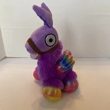 Nanco Fortnite Rainbow Winged 10” Purple Llama Plush