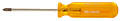 CRL Bull Driver 8-1/2'' Phillips Screwdriver No. 2 Tip Chrome Plated Professional
