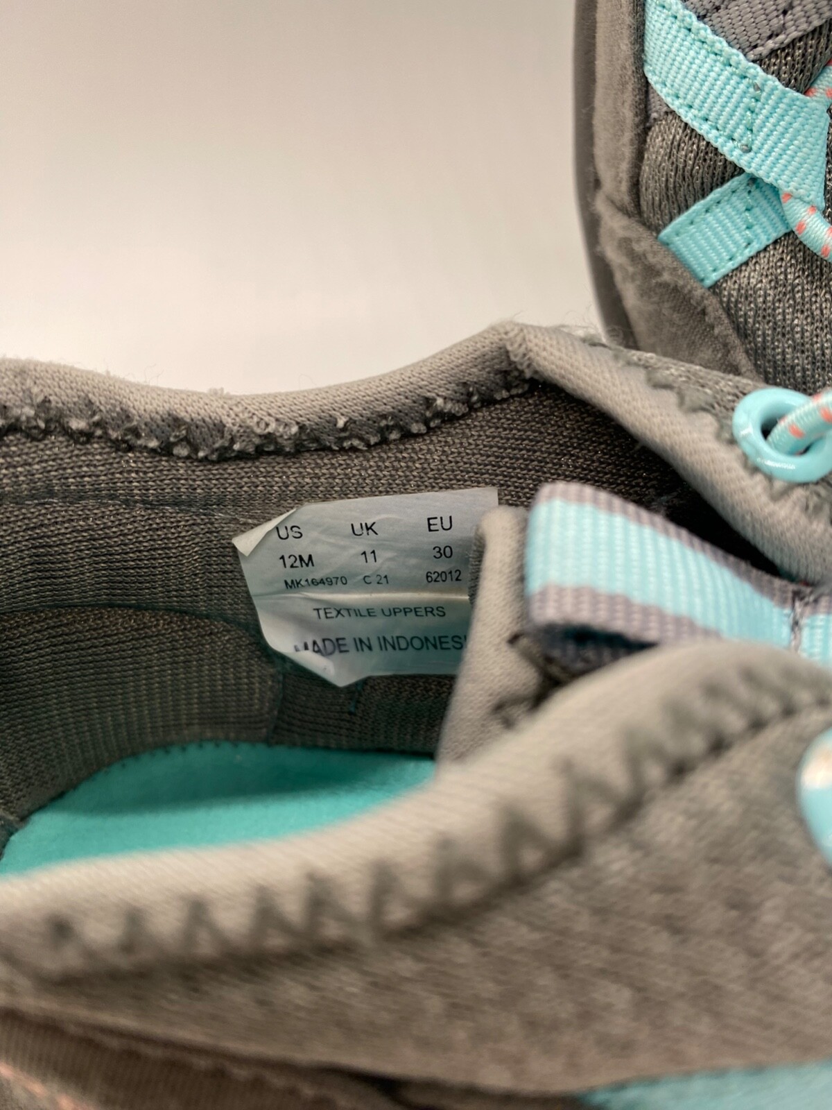 Sandali Merrell bambini unisex Hydro Lagoon escursionismo acqua scarpe grigie taglia 12M USATI