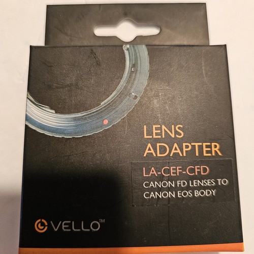 Vello LA-CEF-CFD Canon FD Lens to Canon EF/EF-S-Mount Camera Lens Adapter