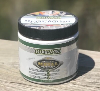 Briwax Metal Polish - 1lb. Jar