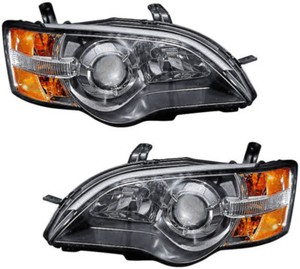 Headlights Headlight Assembly w\/Bulb NEW Pair Set for 2005 Subaru Legacy Outback  eBay