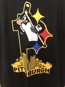 Pittsburgh Steelers Nfl Pirates Mlb And Penguins Nhl Steel City T Shirt Sz Xl Ebay