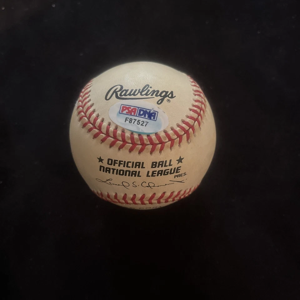 Maury Wills Signed Rawlings Baseball PSA DNA Super Rare (Full Name)… Dodgers - Image 4 of 4