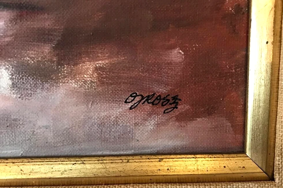 Pintura a óleo expressionista assinada por GEORGE GROSZ sobre tela de mulher nua - Imagem 3 de 4