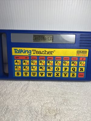 Vintage Tiger Electronics Talking Teacher Coleco Spelling and Math Learning 8100