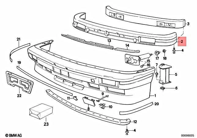 Genuine BMW M3 CMS E30 E30 M3 Gr.N Cabrio Convertible Left Base 