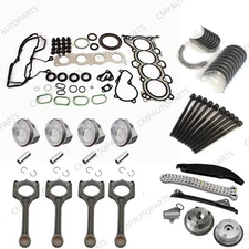 G4NA 2.0L Engine Rebuild Piston Gasket Bearing Kit Rods & Timing Kit For Hyundai