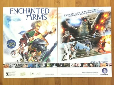 Enchanted Arms Xbox 360 2006 Vintage Print Ad/Poster Official Authentic RPG Art