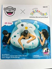 BigMouth Squishmallows Winston Owl Pool Float 4 ft Summer Raft New In Box