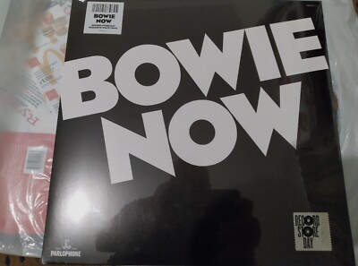 DAVID BOWIE NOW ON WHITE VINYL LP RECORD NEW & SEALED RECORD STORE DAY STICKER
