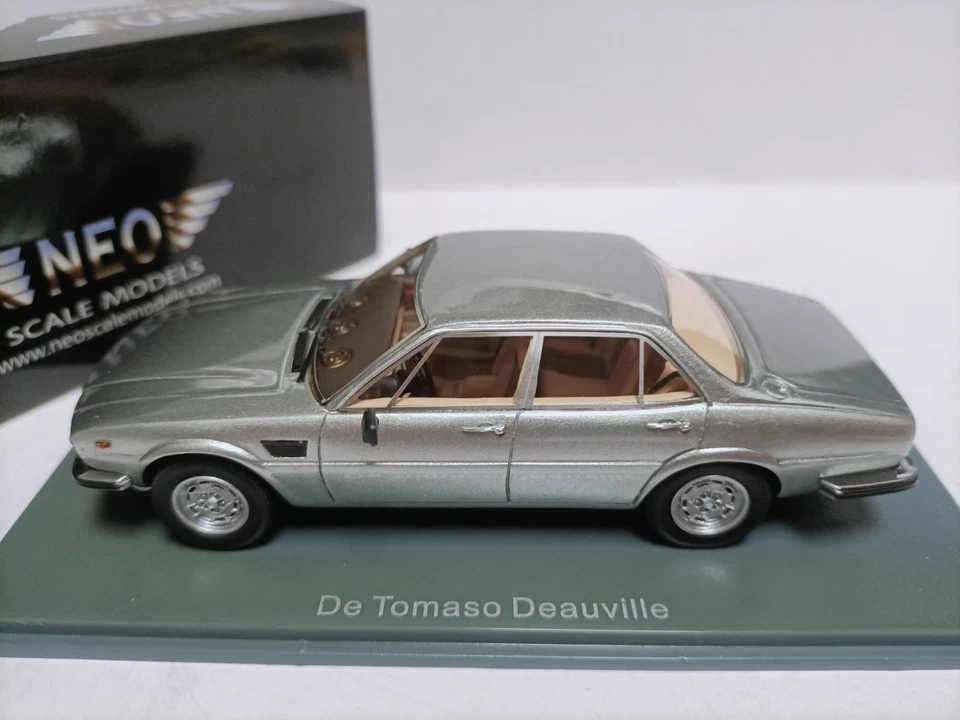 Gris plata 1/43 DE TOMASO Deauville 1979 Neo Foto 2 de 4