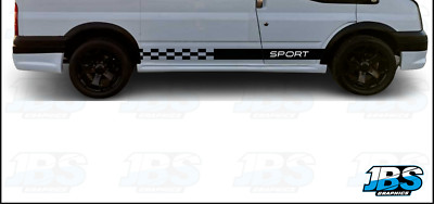 Transit MK6 MK7 Van Sport Streifen Grafik Aufkleber 001