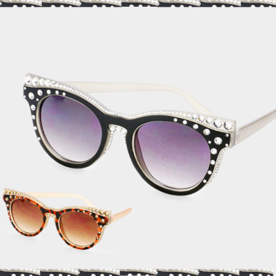 New Austrian Crystal Cat Eye Sunglasses 351D25B8-A9DB-4101-B893-  main image 3
