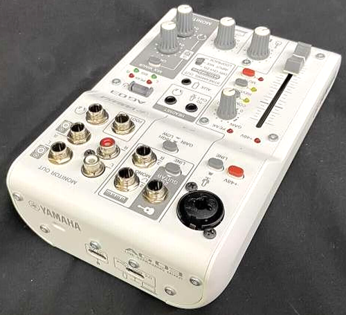 Yamaha AG03MK2 3-Channel Mixer/USB Interface for IOS/Mac/PC Used Tested Work - Picture 4 of 6