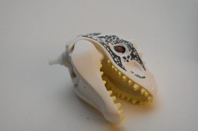 Unbranded Jurassic World Indominus Rex White Dinosaur Custom Lego Figure 75919