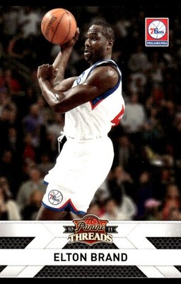 Elton Brand 2010-11 Panini Threads #64 76ers NBA READ FREE SHIPPING AutographDen