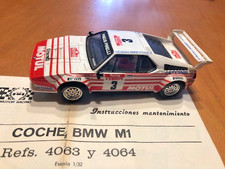 SCALEXTRIC EXIN BMW M1 MOTUL + INSTRUCCIONES ORIGINALES BMW M 1