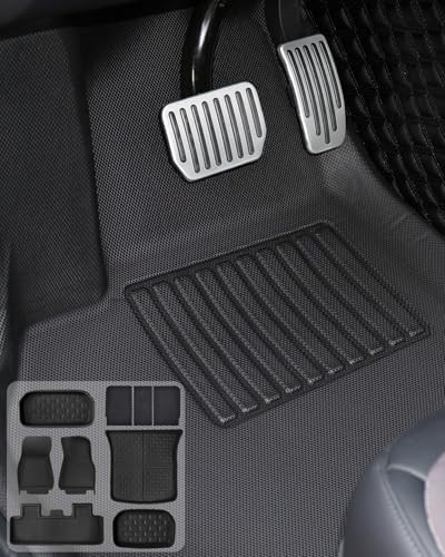 9 PCS XPE Floor Mats for 2026 2025 Tesla Model Y Juniper 5 Seater, RHD All-Weath