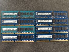 Lot of 8x SK hynix 4GB 2Rx8 PC3L-10600R-9-12-B1 ECC REG Server Memory Modules