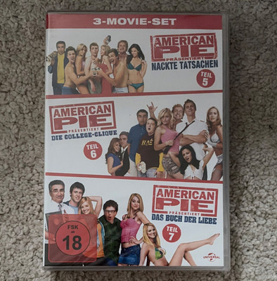 Universal American Pie Teil 5-7 3-Movie-Set DVD FSK 18 DE/EN NEU OVP