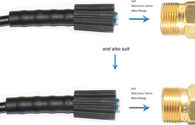 #ad 25 Foot Pressure Washer Hose for 3000Psi Craftsman Generac Greenworks Dusichin $26.04