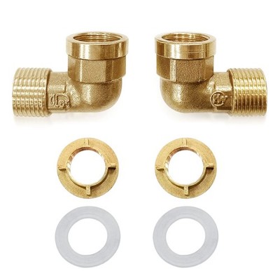 Mounting Kit for Wall Mounted Shower Faucet Connector Set for Stainless Steel...