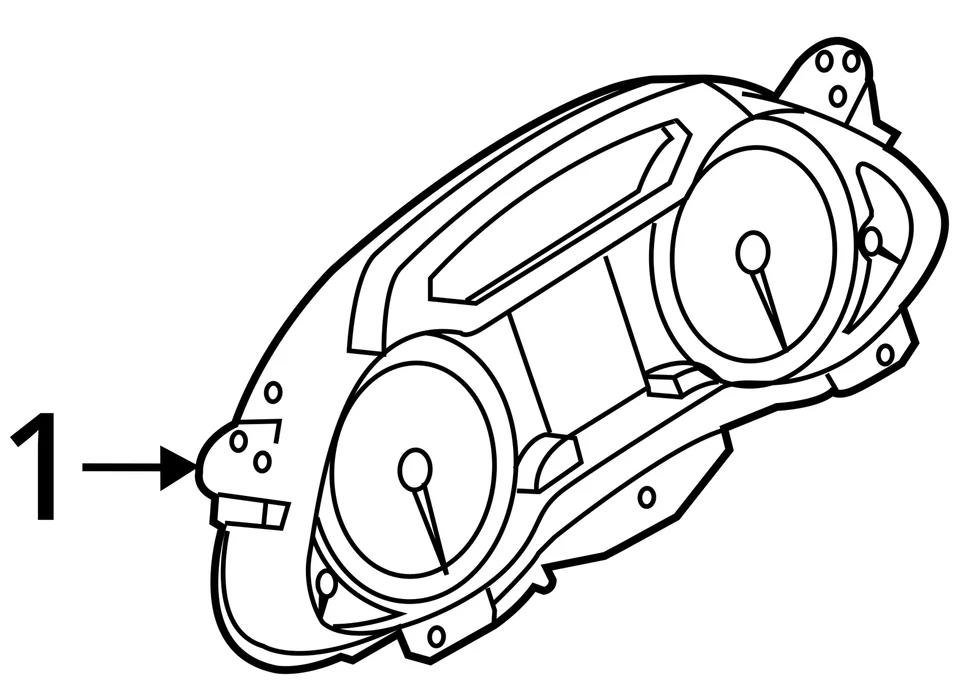 Medidores de painel de instrumentos velocímetro 2013-2016 Audi A4 Quattro YZ8TK - Imagem 4 de 4