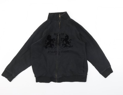 Blue Base Damen schwarze Viskose Jacke Größe S