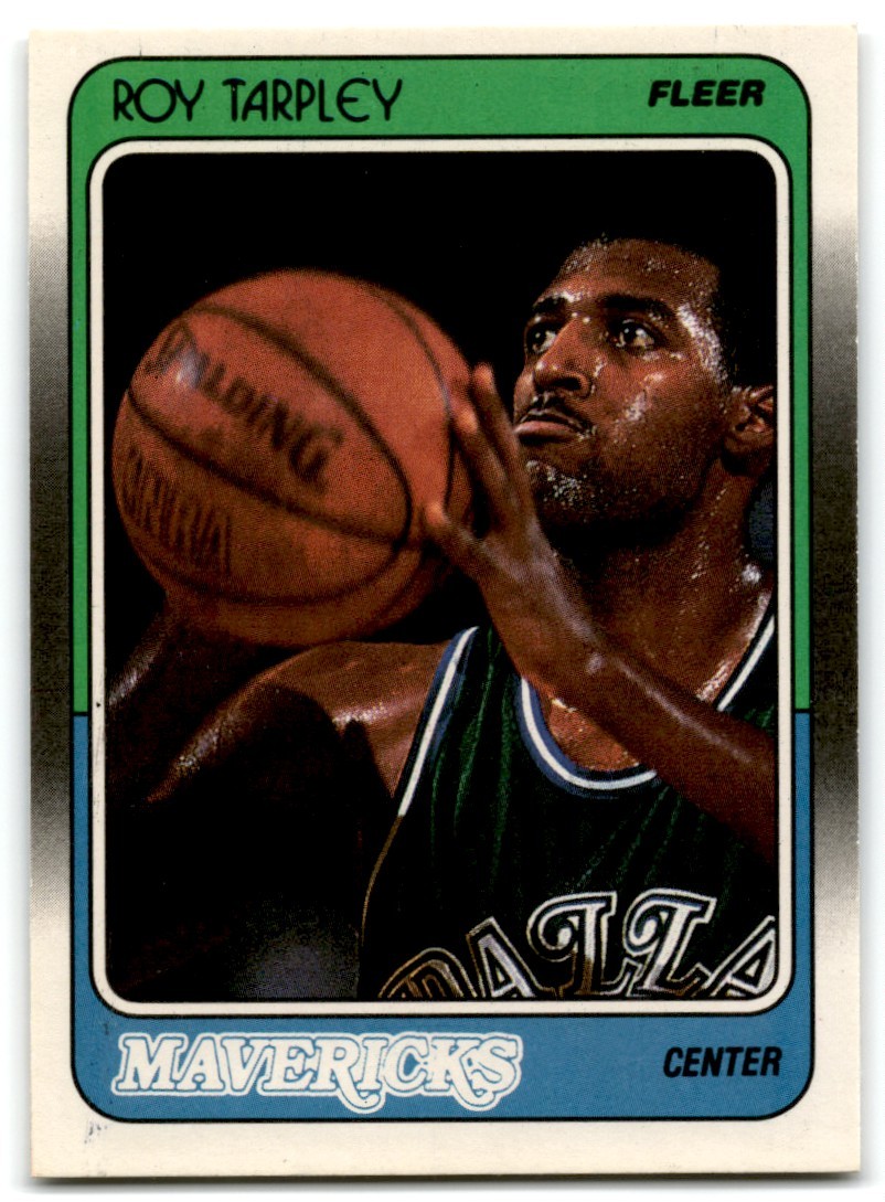 1988-89 Fleer Roy Tarpley Rookie Dallas Mavericks #32