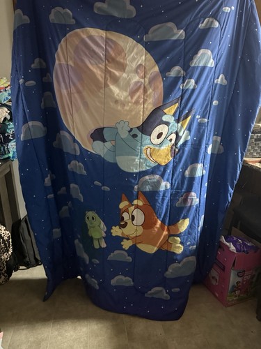 Bluey Fabric Chair and twin size comforter