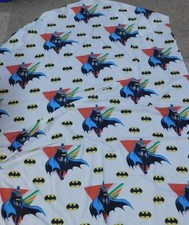 Batman DC Comics / 1989 Twin Size Flat Bed Sheet Vintage