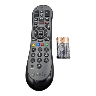 Xfinity XR2 Version U2 Remote Control Comcast Cable Box Black with Batteries