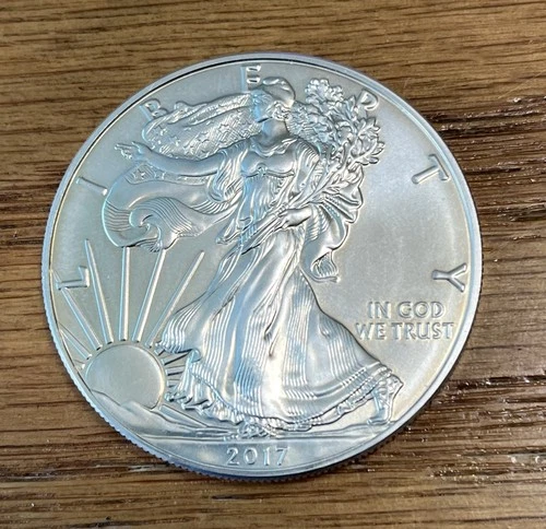 2017 AMERICAN SILVER EAGLE DOLLAR COIN 1 OZ. 999 PURE FINE SILVER