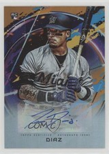 2020 Topps Fire Fire Auto Orange 49/99 Isan Diaz #FA-ID Auto 4l8