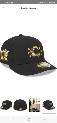 Chicago Cubs MLB24 Fitted Armed Forces Day 9FIFTY Black - New Era