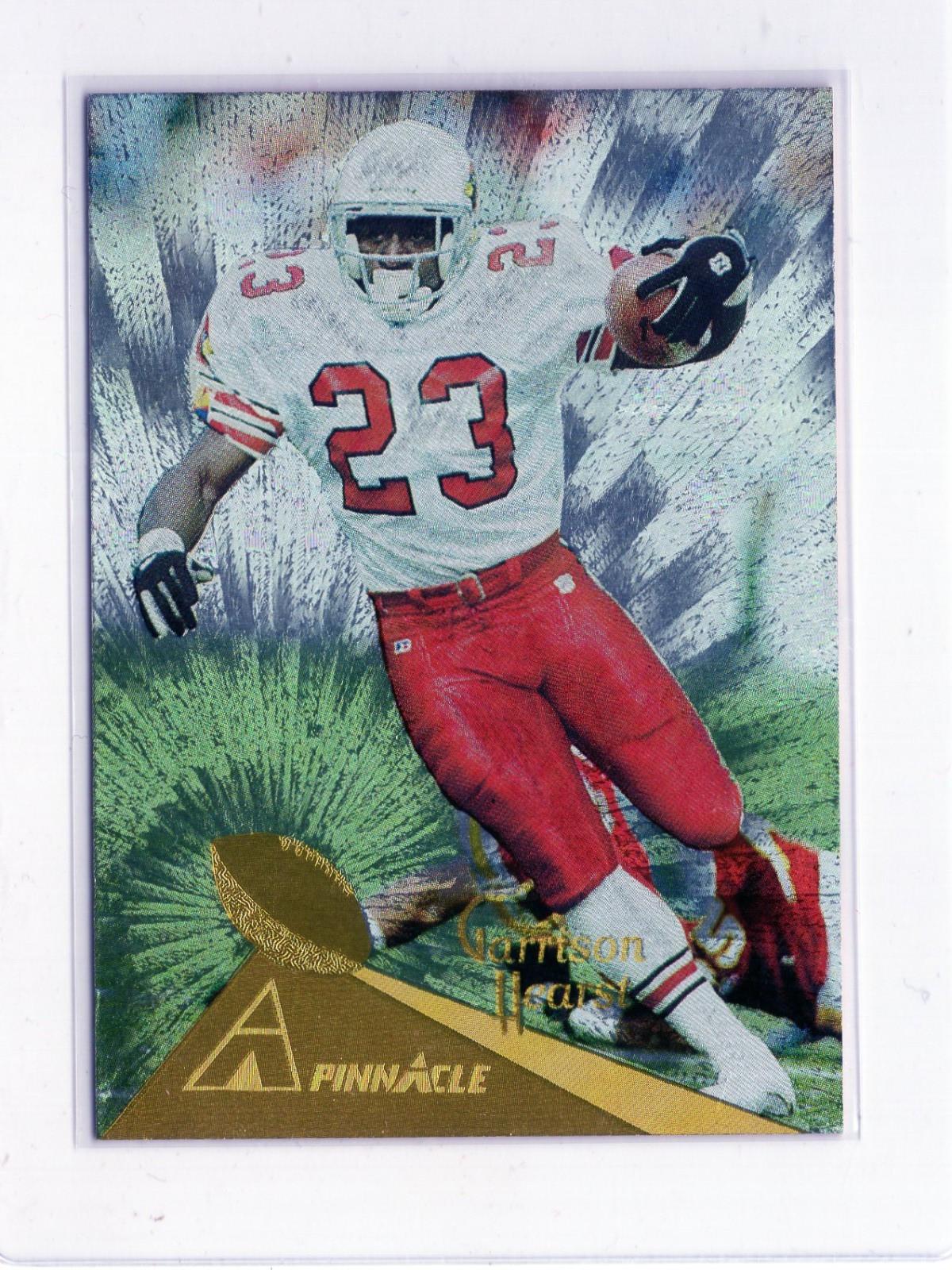 Garrison Hearst 194 Trophy Collection Pinnacle Card #95