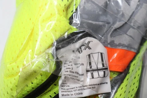 HDX Hi Visibility 2-Tone Class 2 Reflective Safety Vest - Writing On Item image 2