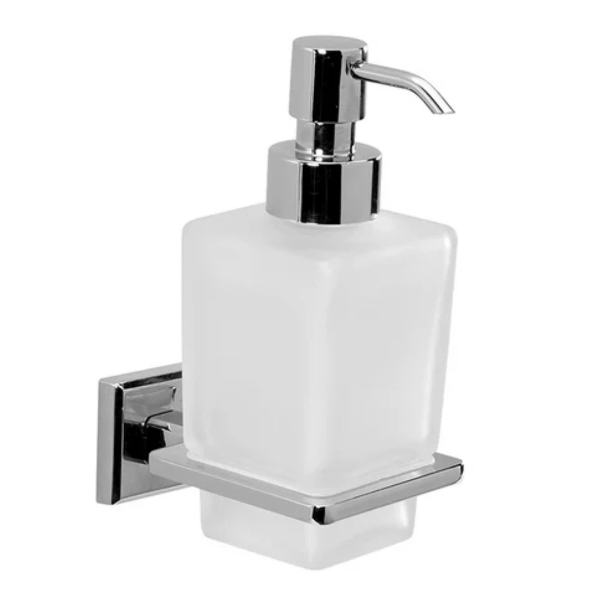 Portasapone Da Appoggio In Filocromato - Bianco, Dimensioni 8x10x5 Cm, Decorativo - copertina